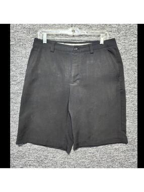 Cutter & Buck CB DryTec Men's Black Golf Shorts 100% Polyester Size 30 Athletic